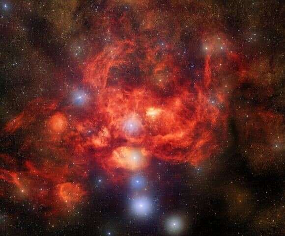 On its hunt for dark energy, a telescope stopped to look at the Lobster Nebula