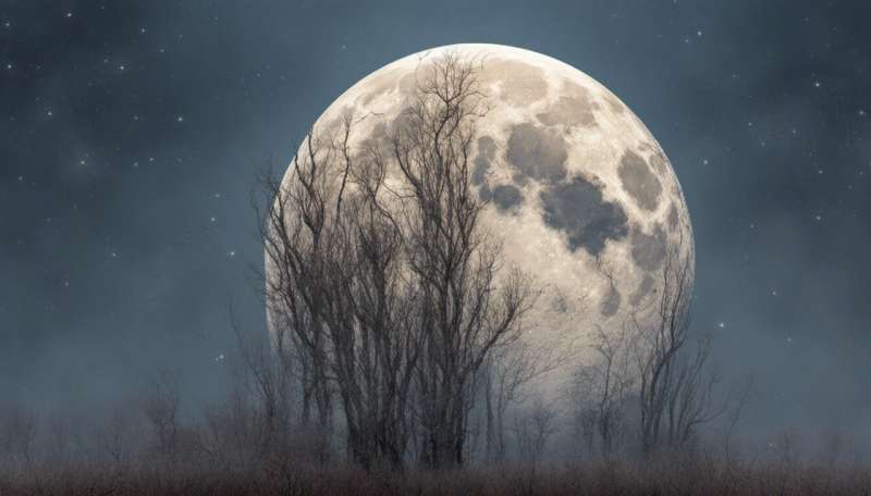 Nuestra luna se ha estado alejando lentamente de la Tierra durante los últimos 2.500 millones de años.