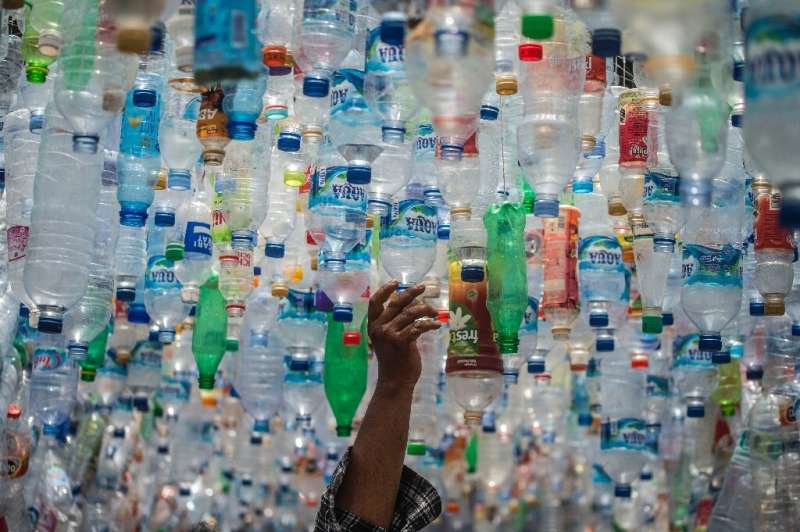 Plastics contributed 3.4 percent of global greenhouse emissions in 2019, the report said