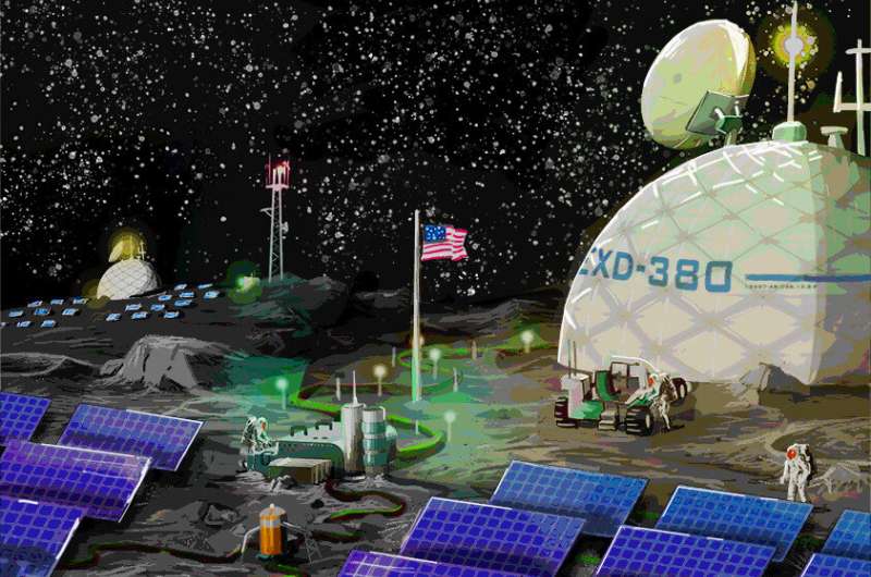 Powering the moon: Designing a microgrid for future lunar base