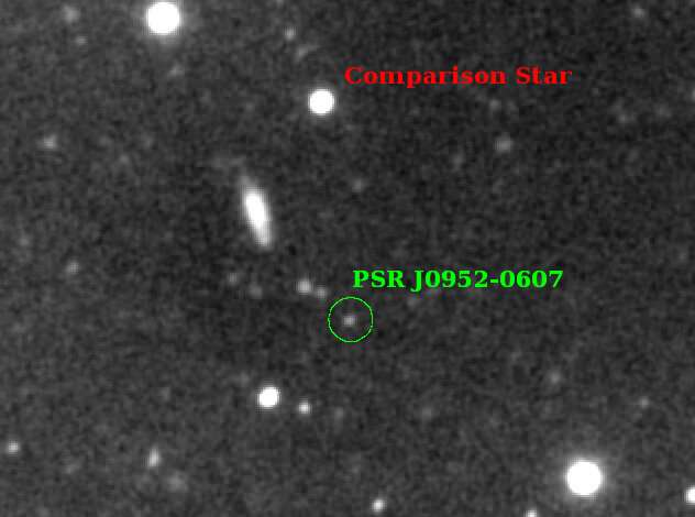 PSR J0952-0607: أسرع وأثقل نجم نيوتروني مجري معروف