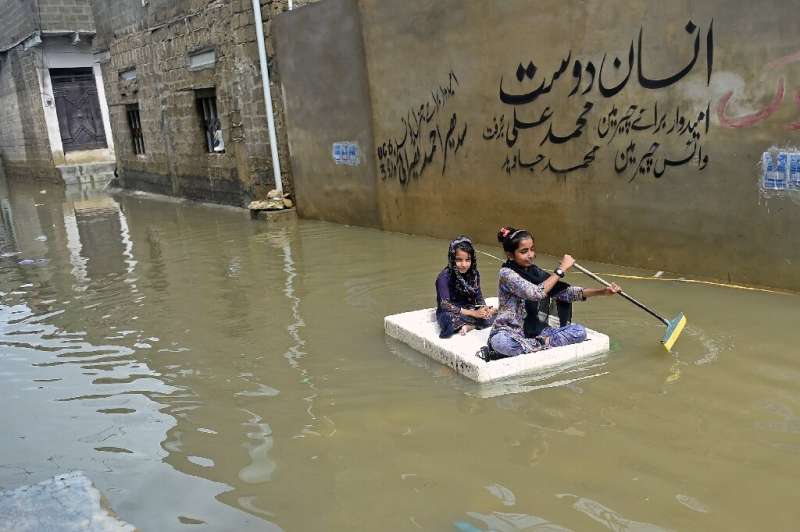 Rainfall in Karachi this month is nearly triple the city's recent averages and more than four times that of two decades ago