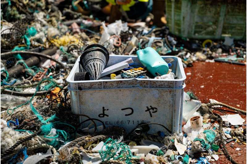Los investigadores encuentran que más del 90% de la basura identificable en el Parche de Basura del Pacífico Norte proviene de solo seis países