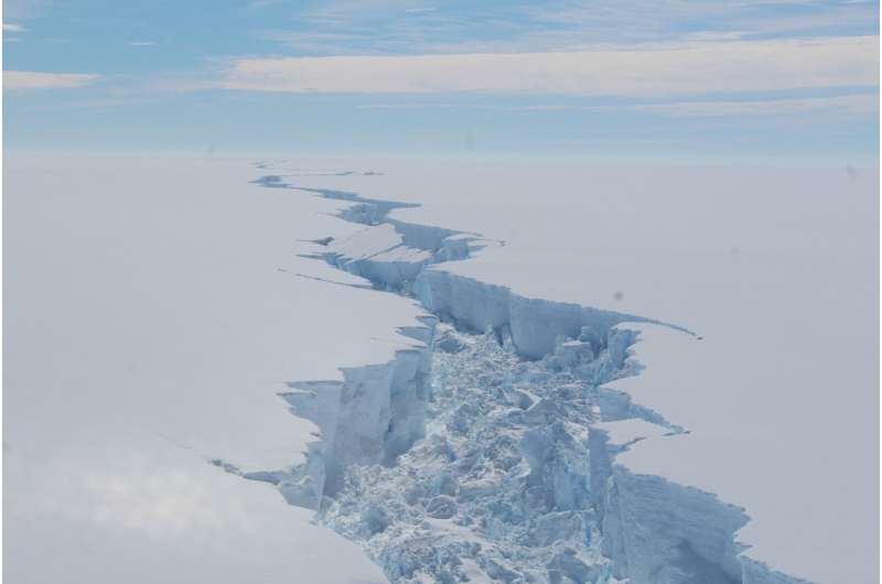 The researchers identified the biggest threats to the Larsen C ice sheet