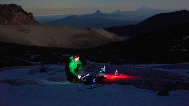 Researchers use lasers to get a new view on Oregon's glaciers