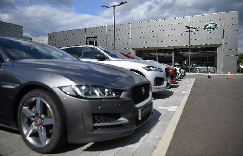 Retail sales at Tata Motors' British subsidiary Jaguar Land Rover fell 38 percent year-on-year, hit by chip shortages