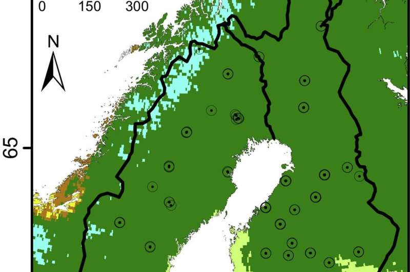 Risk of lower groundwater levels in northern Sweden with a warmer climate