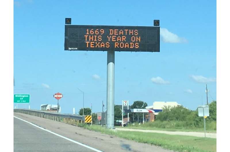 Roadside safety messages increase crashes by distracting drivers