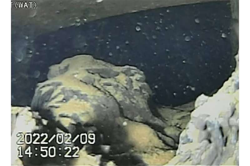 Robot photos appear to show melted fuel at Fukushima reactor