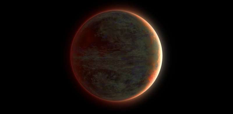 Ruby clouds and water behaving strangely – what we found when studying an exoplanet's dark side