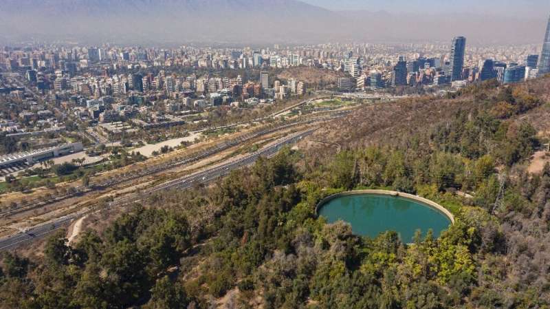 Santiago is a city of 7.1 million people