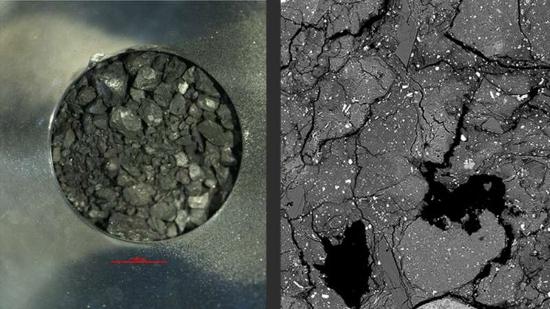 Scientists release first analysis of rocks plucked from speeding asteroid