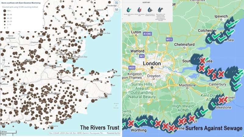 Sewage alerts: the long history of using maps to hold water companies to account