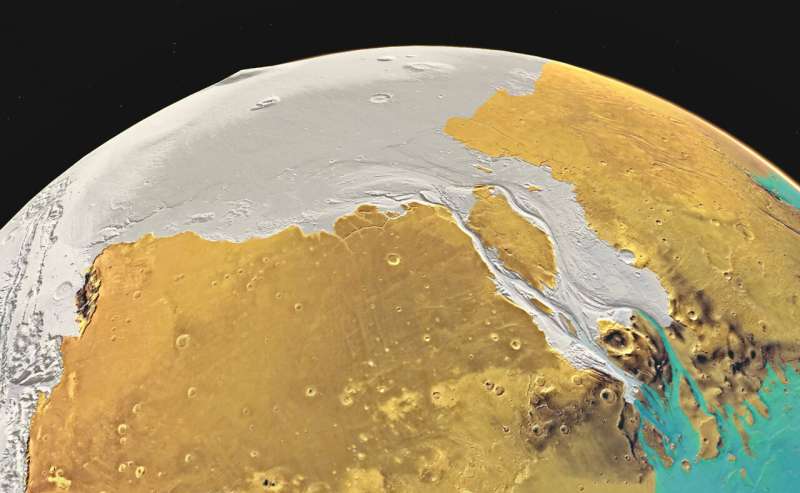 Simulation shows Mars could have been cold and wet three billion years ago