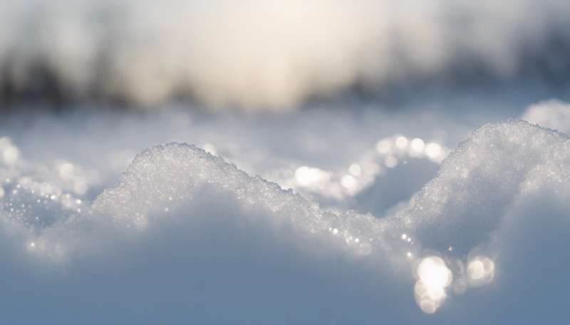 Snow can spread and worsen the effects of pollutants in the environment