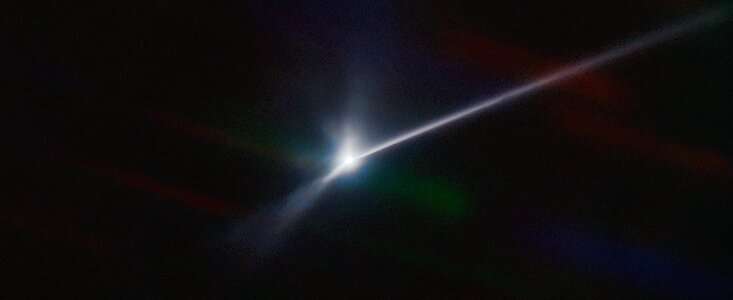 El telescopio SOAR capta la cola similar a un cometa en expansión de Dimorphos después del impacto de DART