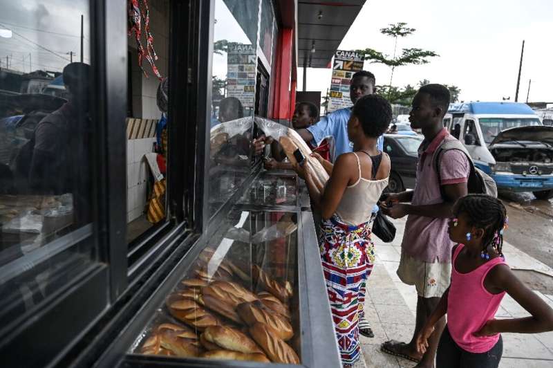 Soaring prices for wheat have triggered concern for bread prices in Ivory Coast, where the baguette is a daily staple
