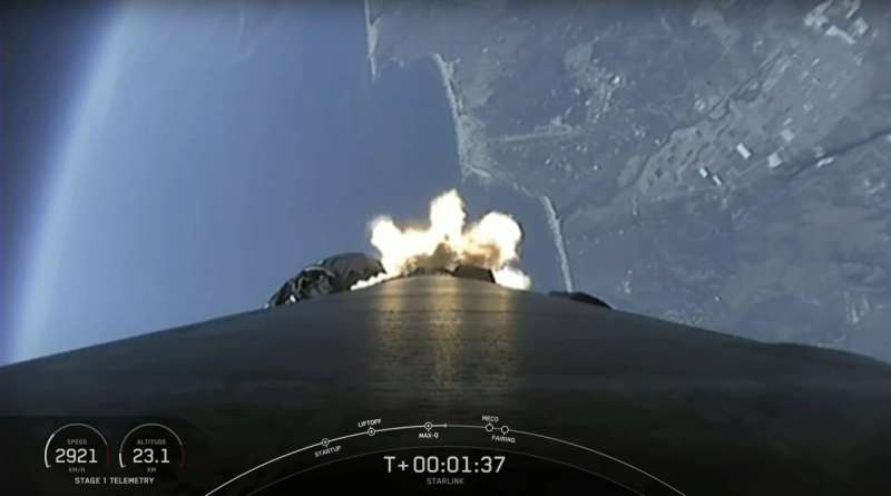 SpaceX launches Starlink satellites from California