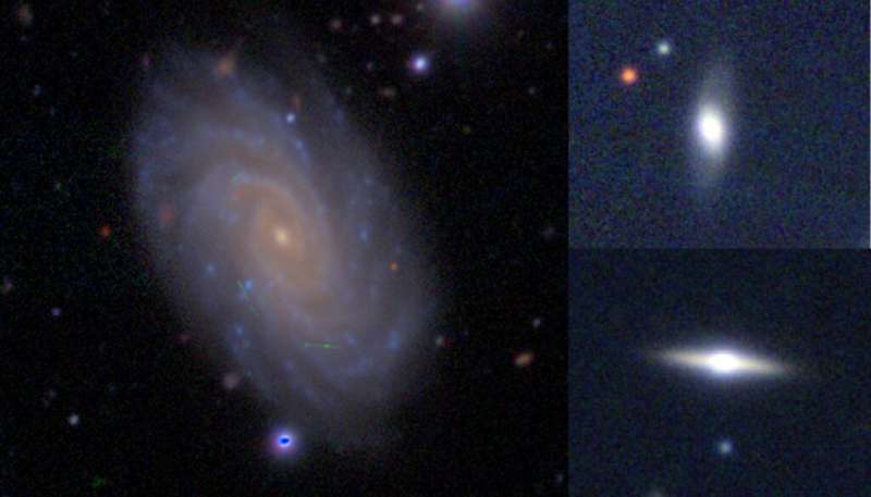 Spin flips show how galaxies grow from the cosmic web