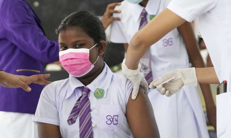 Sri Lanka vaccinates children as doctors warn of COVID surge
