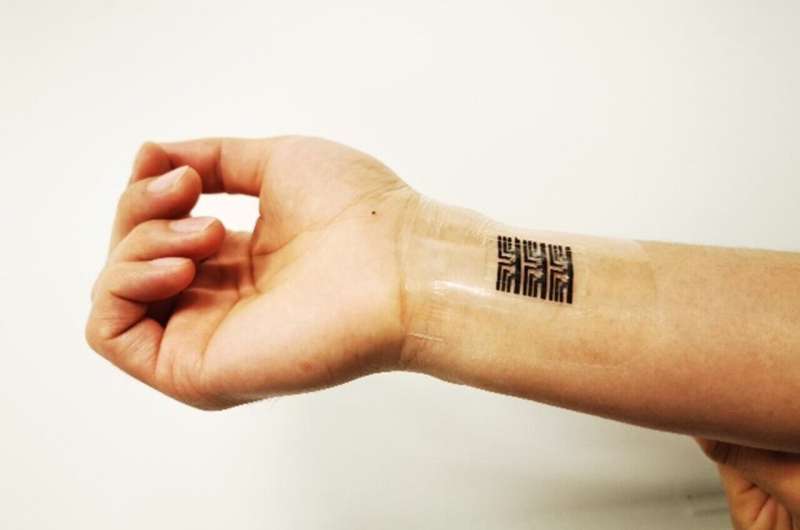Stretchy computing device feels like skin—but analyzes health data with brain-mimicking artificial intelligence