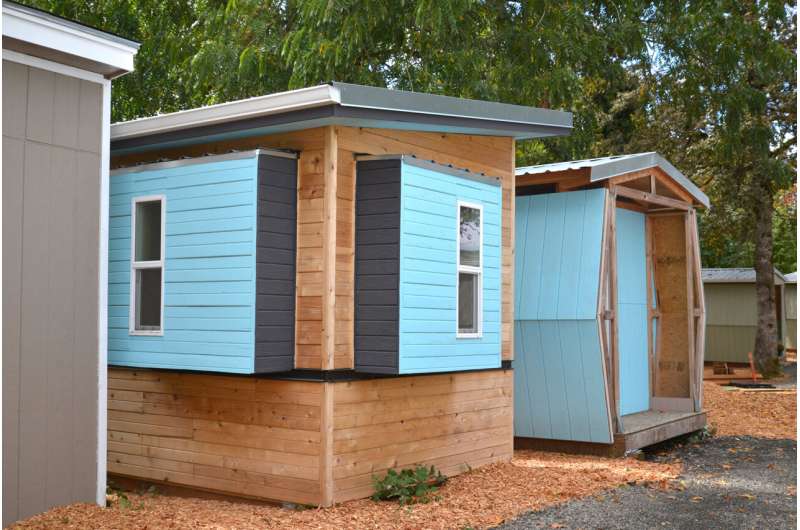 Study examines effectiveness of tiny pod villages as alternative shelter for people experiencing homelessness