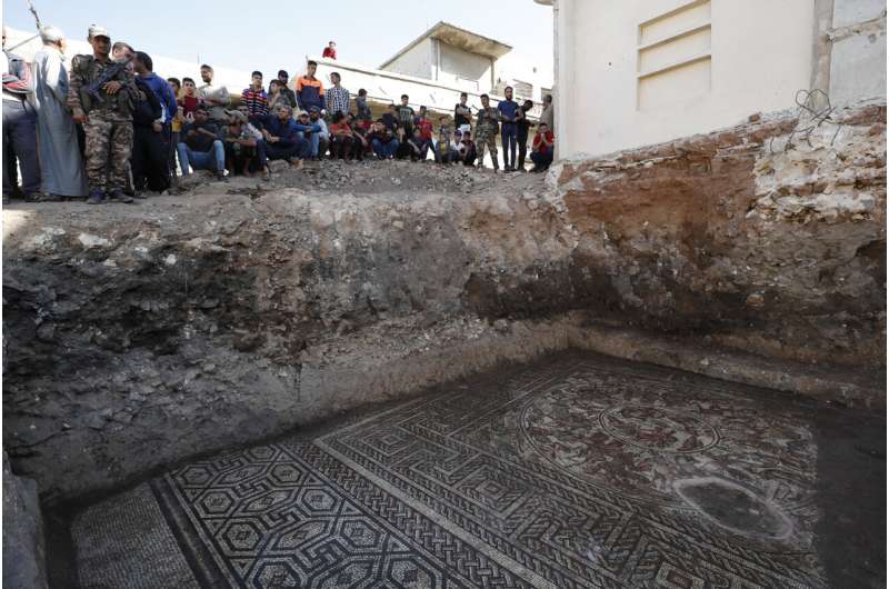 Syria digs up 'rare' Roman mosaic in former rebel stronghold