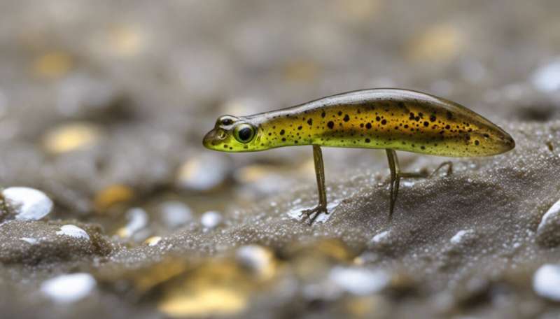Tadpoles have an eye on the future as their vision develops