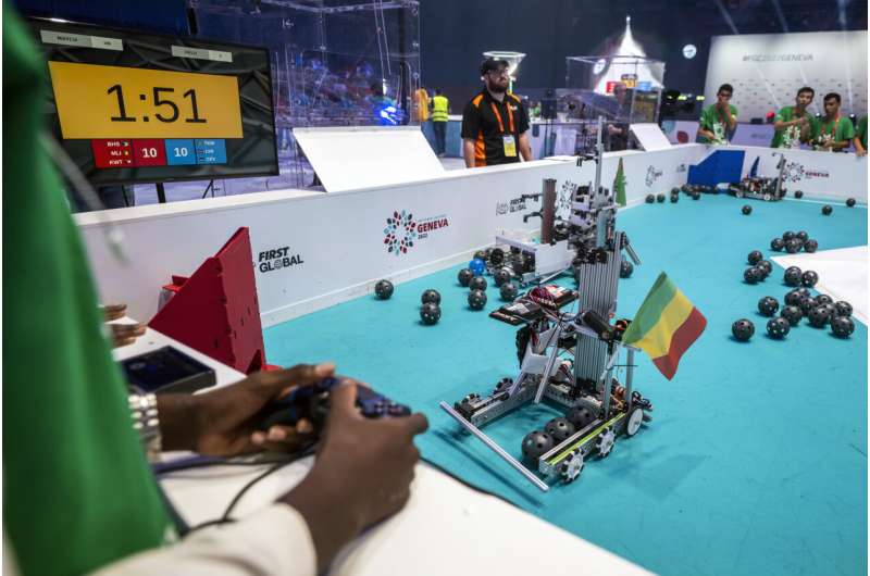 Teens tackle 21st-century challenges at robotics contest