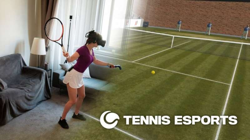 Tennis training in the living room