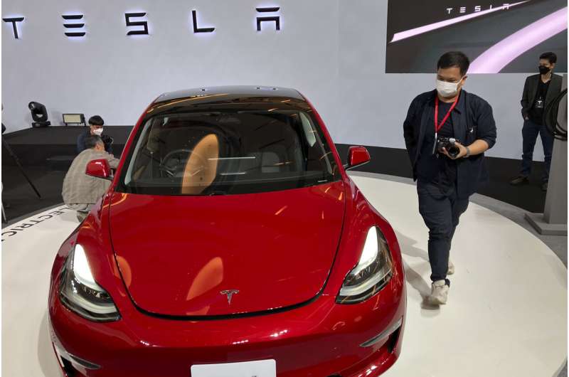 Tesla launches in Thailand, vying to compete with China EVs
