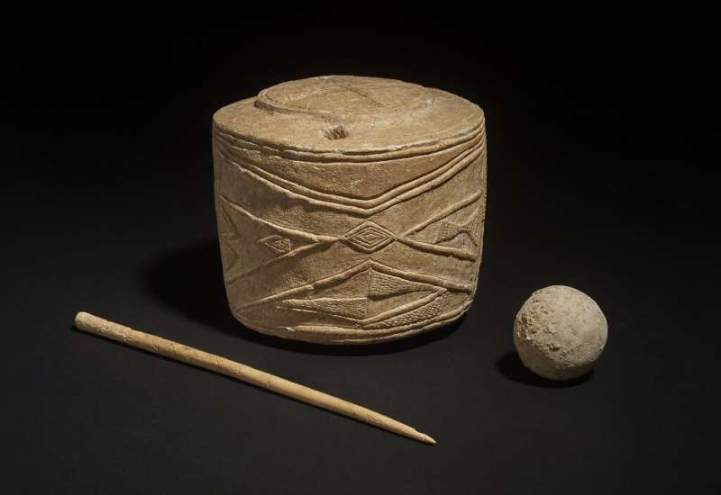 The 5,000-year-old drum carved from chalk is set to go on display for the first time in a major exhibition about the Neolithic s