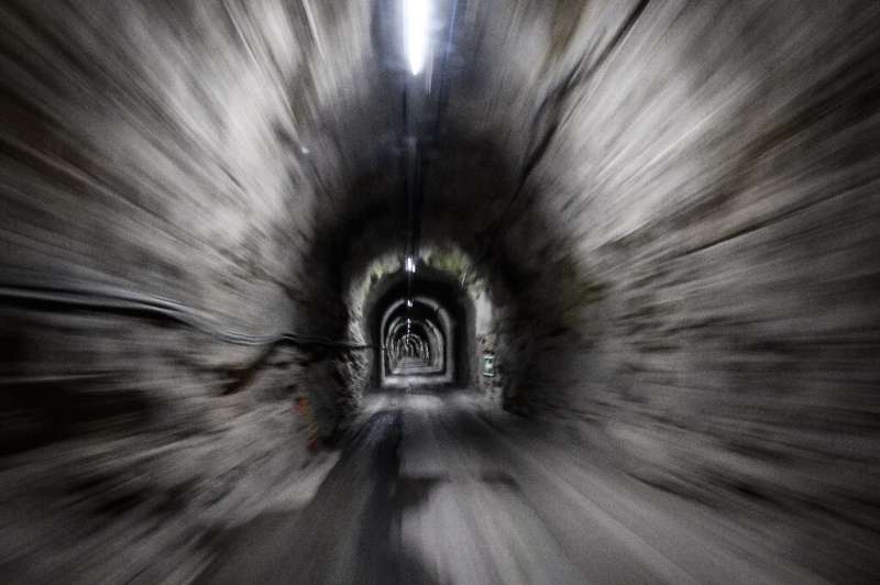 The access tunnel to the  Mont-Terri Laboratory
