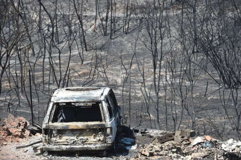 The flames have already destroyed 600 hectares of forest and scrubland