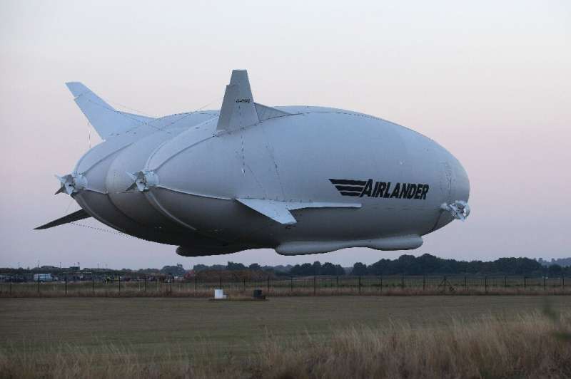 The helium Airlander produces one tenth of harmful emissions pumped out by regular aircraft, according to its manufacturer