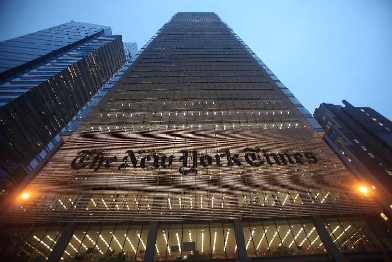 The New York Times—its Manhattan headquarters is seen here—has in recent years used targeted acquisitions to diversify its audie