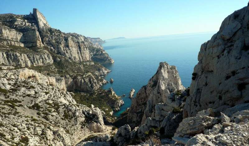 The rocky coves of the Calanques National Park outside Marseille draw huge summer crowds.