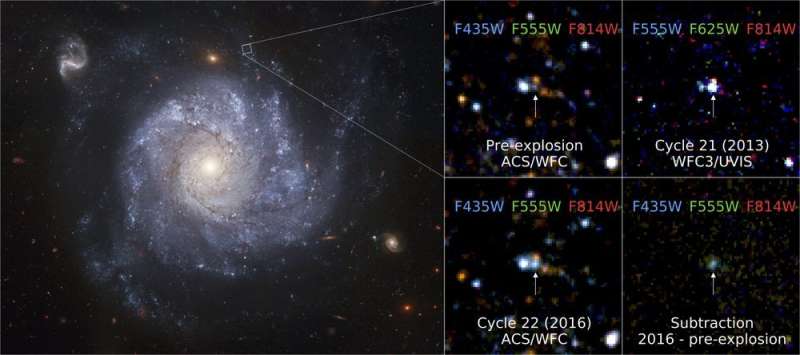 The star that survived a supernova