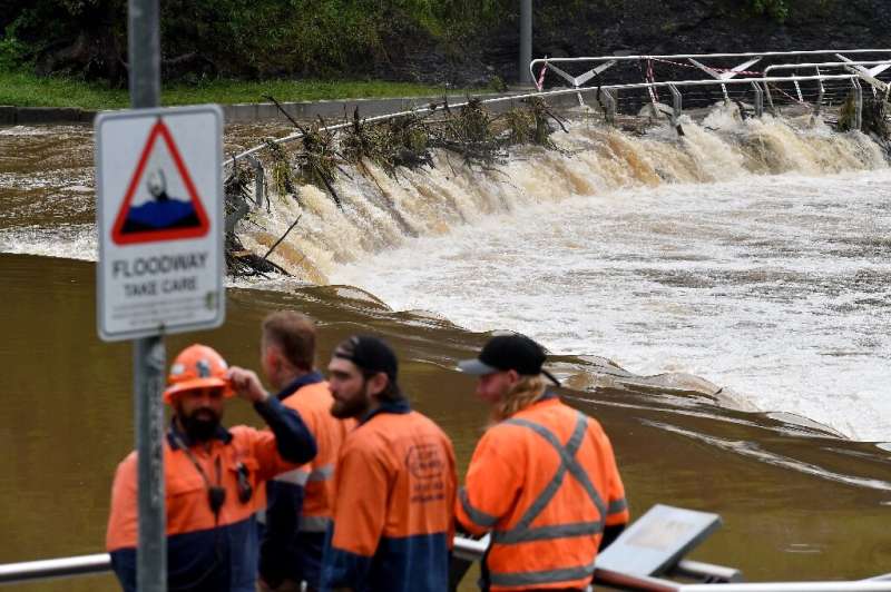The unpredictable storm front has crawled southwards along the east coast from Queensland to New South Wales, creating havoc as 
