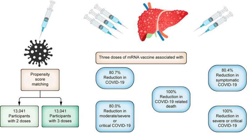 Third COVID-19 vaccine dose is highly effective in patients with cirrhosis