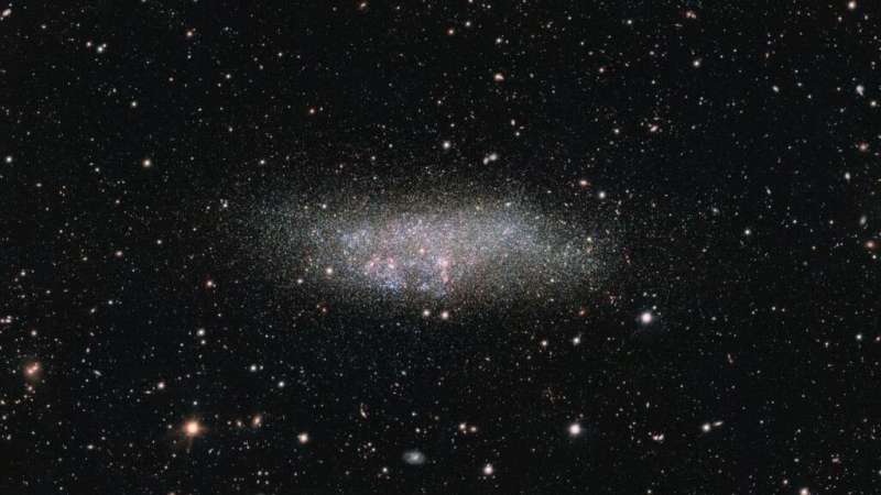 This nearby dwarf galaxy has been a loner for almost the entire age of the universe