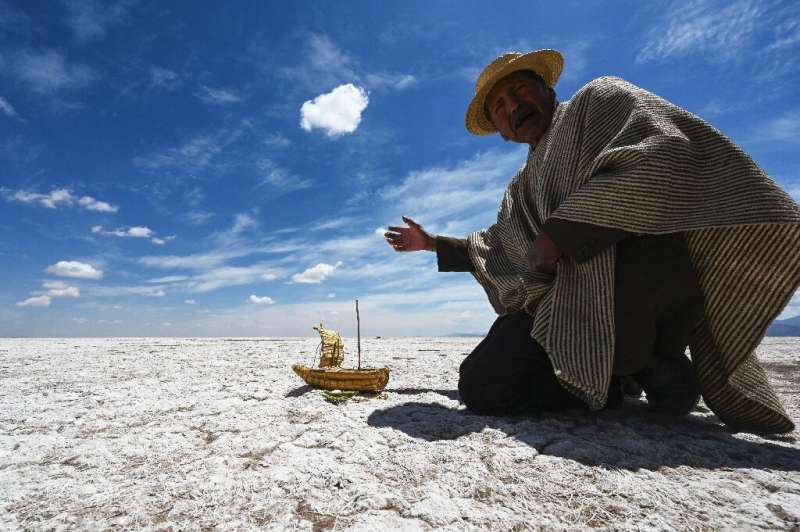 This year has seen unprecedented heatwaves: Lake Poopo, once Bolivia's second-largest, has largely disappeared. Felix Mauricio o