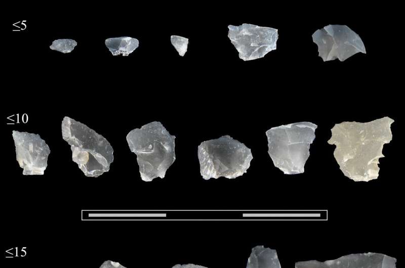 Tiny flakes tell a story of tool use 300,000 years ago