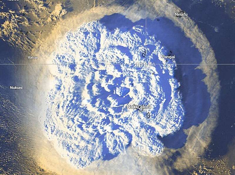 Tonga eruption: we are watching for ripples of it in space