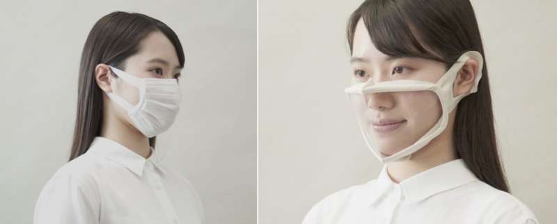 Transparent face masks protect while facilitating communication