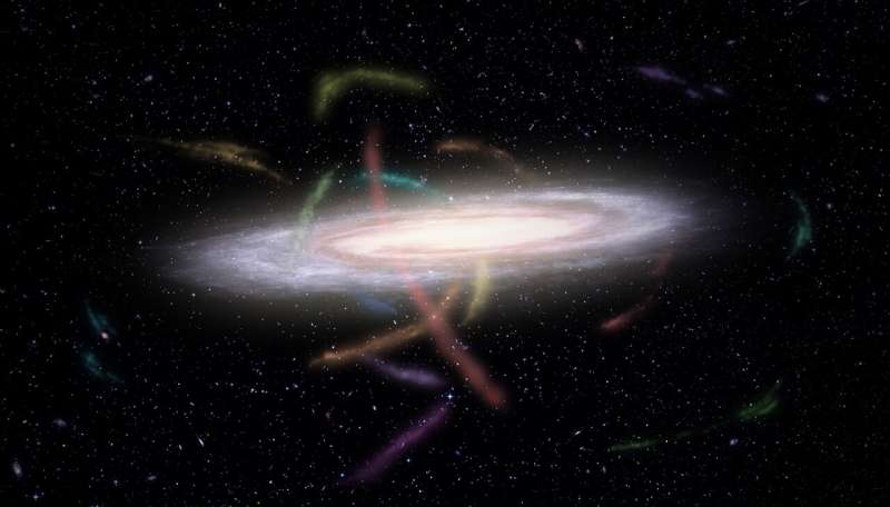 Twelve for dinner: The Milky Way's feeding habits shine a light on dark matter