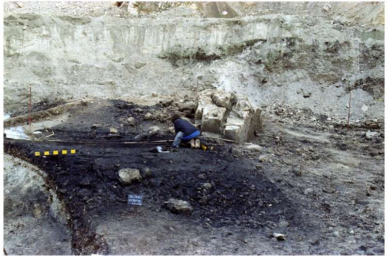 Unique cremation site of the Late Bronze Age was left to the elements