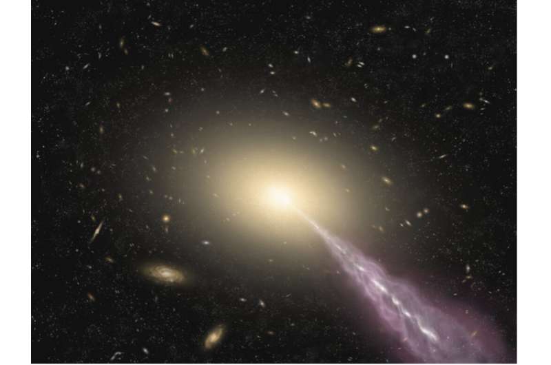 An unknown structure in the galaxy revealed by high-contrast imaging