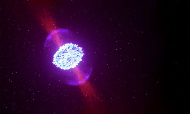 Unusual gamma-ray burst reveals previously undetected hybrid neutron-star merger event