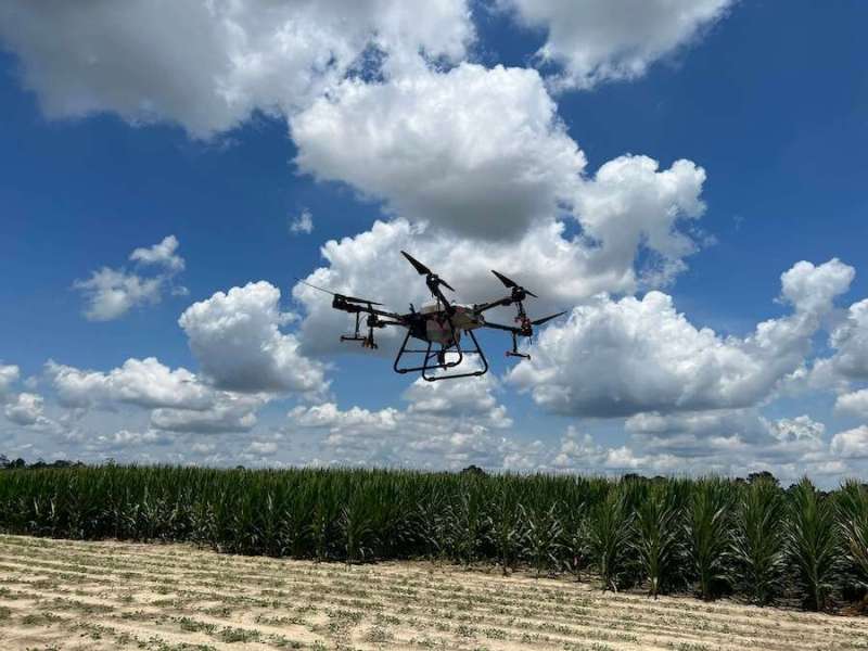 Using spray drones in agriculture